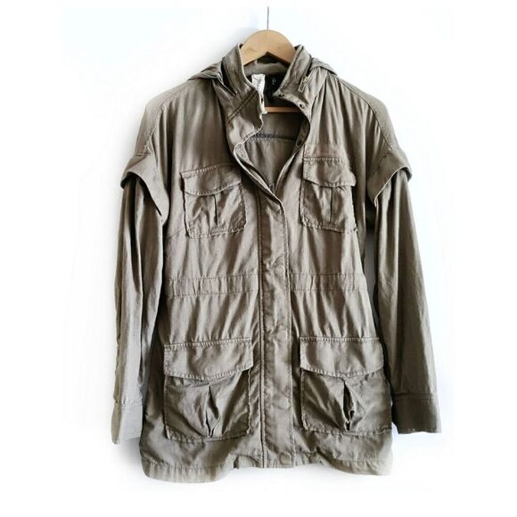 BIRD BY JUICY COUTURE SASCHA JACKET WITH REMOVABLE SLEEVES SIZE S - Picture 3 of 7